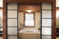 Salle de bain style zen, réalisation CIM Signature